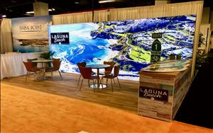 Visit Laguna Beach 10x20 Exhibit at IPW 2019 in Anaheim, California.